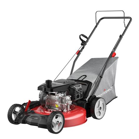 cc gas push lawn mower red dbph