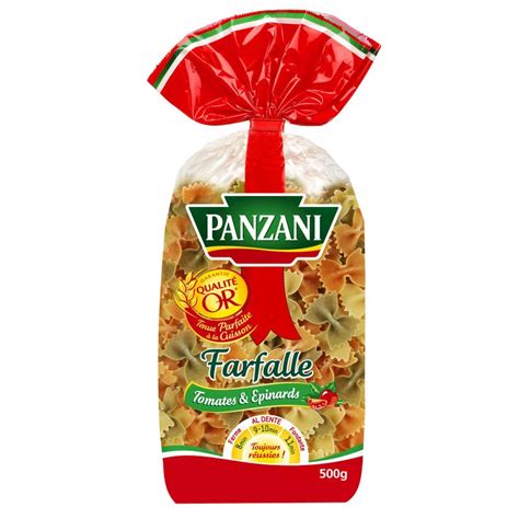 P Tes Farfalle Tomates Pinards G Panzani Groothandel