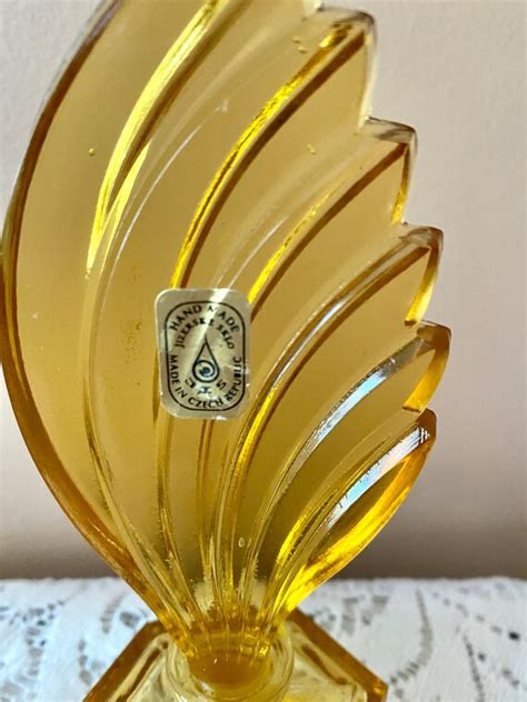 Vintage Czechoslovakia Perfume Bottle Gem