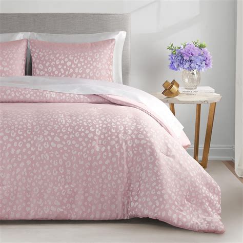 Amazon Juicy Couture Regent Leopard Bedding Set King Cheetah Print Border With Hot Pink