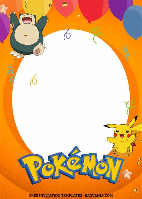 11 Awesome Pokemon Chalkboard Invitation Templates For Boys Birthday