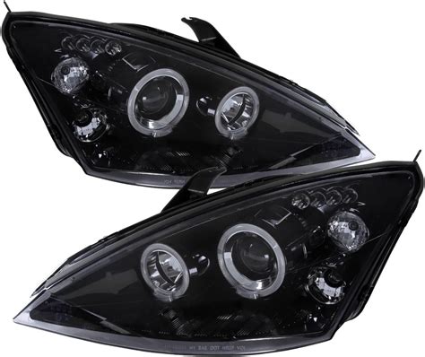 Amazon Carpartsinnovate For 00 04 Ford Focus LED Halo Glossy Black