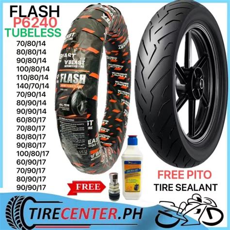 Beast Flash P Tubeless Tire By For Motorcycle Free Pito