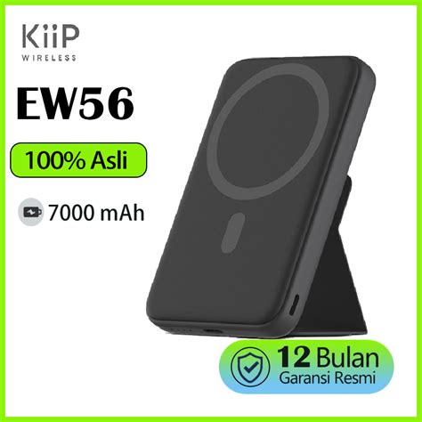 Jual KiiP Wireless EW56 Power Bank Magnetic Magsafe Phone Holder 20W