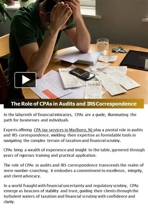 Ppt The Role Of Cpas In Audits And Irs Correspondence Powerpoint