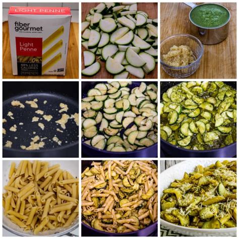 Zucchini Pesto Pasta Kalyn S Kitchen