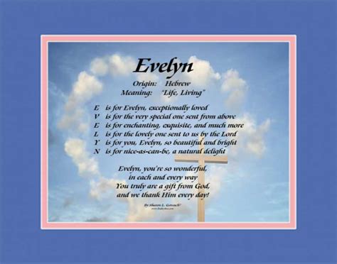 Evelyn, Meaning, Origin, Popularity - Baby Names | LindseyBoo