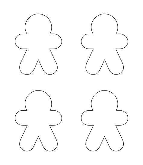 Printable Gingerbread Template