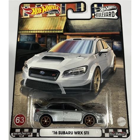 Hot Wheels Rodas Quentes 16o Subaru Wrx Sti Boulevard N 2022 Shopee Brasil