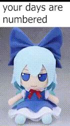 Cirno Fumo Cirno Fumo Your Days Are Numbered Discover Share Gifs