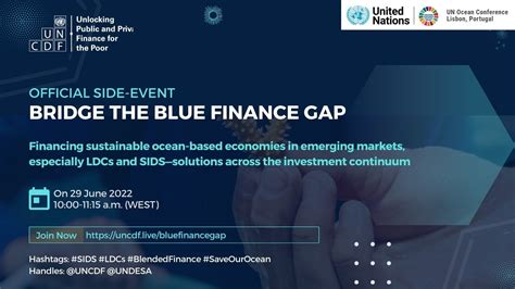 Bridge The Blue Finance Gap Financing Sustainable Ocean Based