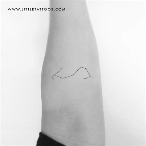 Scorpius Constellation Temporary Tattoo - Set of 3 – littletattoos