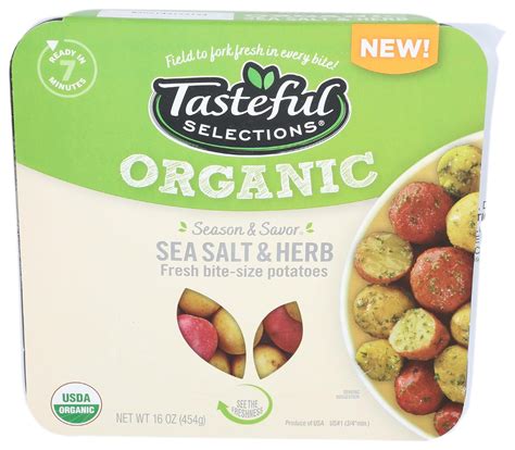 Amazon Tasteful Selections Organic Potato Tray With Sea Salt