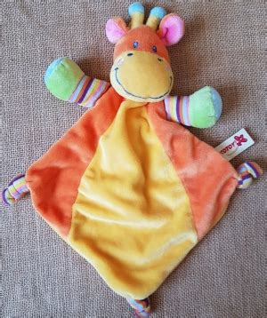 Doudou Girafe Jaune Et Orange Nicotoy Simba Toys Dickie Kiabi