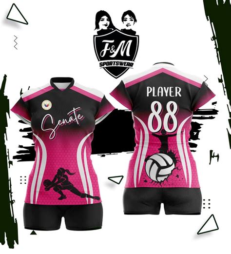 Volleyball Jersey Sublimation Design