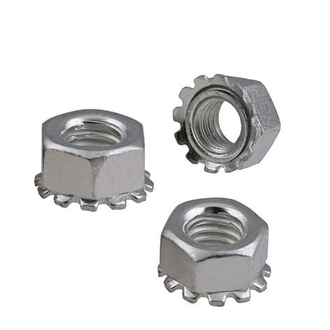 EPMANN K Type Lock Nut M3 M4 M5 M8 M10 Carbon Steel White Zinc Plated K