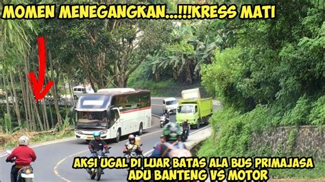 Raja Jalanan Beraksi Aksi Ugal Diluar Batas Ala Bus Primajasa Adu