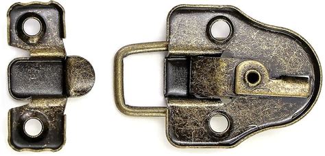 Pack Antieke Toggle Catch Latch Sluiting Retro Stijl Bronzen Gesp