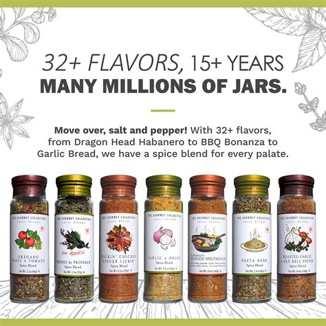 Buy The Gourmet Collection Spices Seasoning Blends Hot Spicy