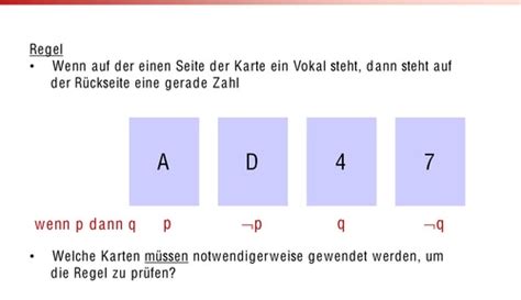 Allgemeine Psychologie II Denken Karteikarten Quizlet