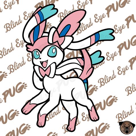 Capa Svg Sylveon Pokemon Smash Hermano Eevee Pikachu Etsy