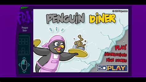 Jogos Friv Penguin Diner Servindo Os Pinguins 1 Youtube