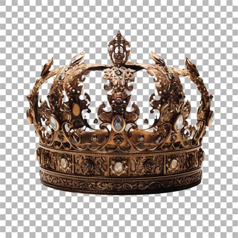 Premium Psd Gold Crown On Transparent Background