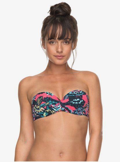 La Technologie Douche Marty Fielding Roxy Bandeau Bikini Personne En