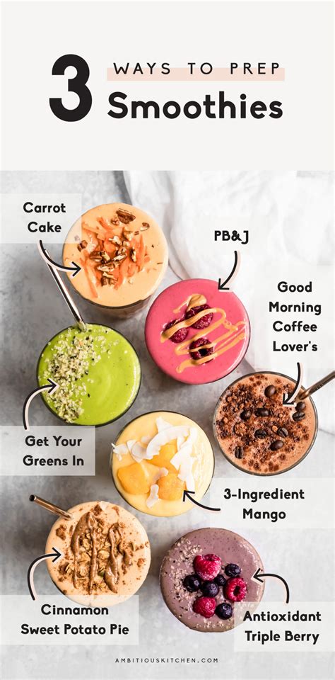 How To Prep Smoothies 3 Different Ways Plus Tips Ambitious