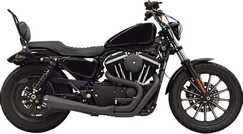 Bassani Exhaust Road Rage 2 Into 1 Exhaust System In Black Finish For