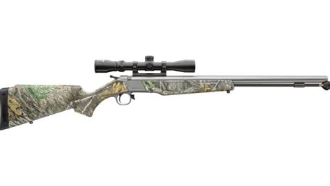 CVA Wolf V2 SS/Edge .50 Calibre 24" Barrel Muzzleloader Rifle w/Scope/Case