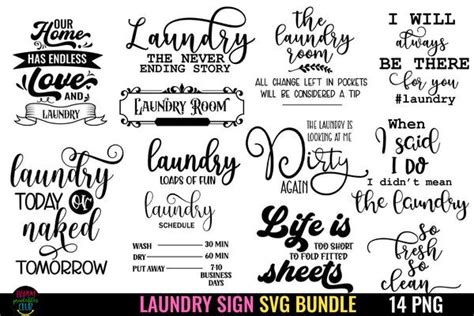 Laundry Room Sign SVG Bundle I Funny Laundry SVG Bundle Laundry Room