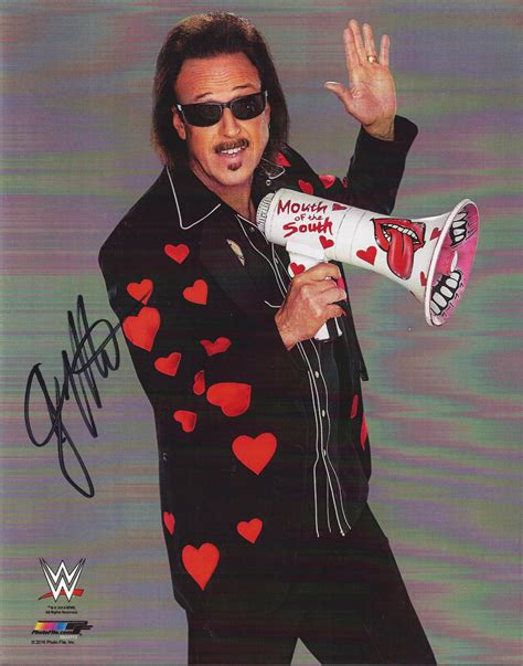 Jimmy Hart Signed 8x10 Photo with Megaphone - Fanboy Expo Store