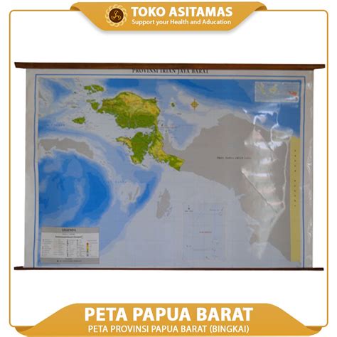 Jual Peta Provinsi Papua Barat Bingkai Shopee Indonesia