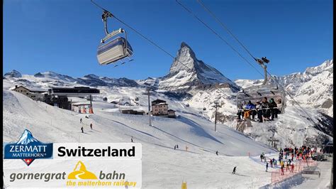 Gornergrat Bahn Matterhorn Railway Zermatt Switzerland Full Train Journey • 4k Hdr 60fps Video