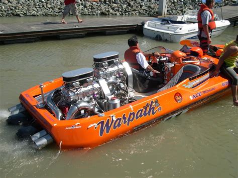 Warpath Twin 1400 Hp Blown Big Block Chevy Ski Boat 2 Drag Boat