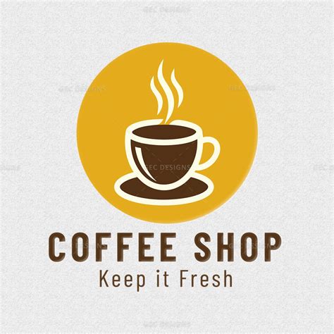 The Cozy Cup Hot Beverages Cafe Logo Design Gec Designs