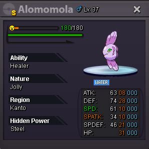 Shiny Alomomola auction - Shiny and Special Pokémon - Gold - Pokemon Revolution Online