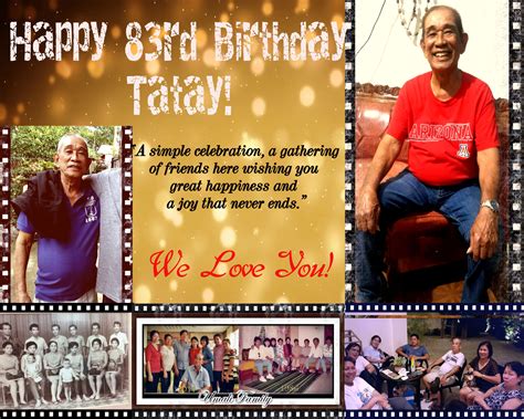 Happy 70th Birthday Tarpaulin Design