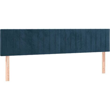 Furniture Limited T Tes De Lit Pcs Bleu Fonc X X Cm