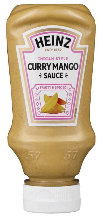 Curry Mango Sauce 220ml Heinz Menyno