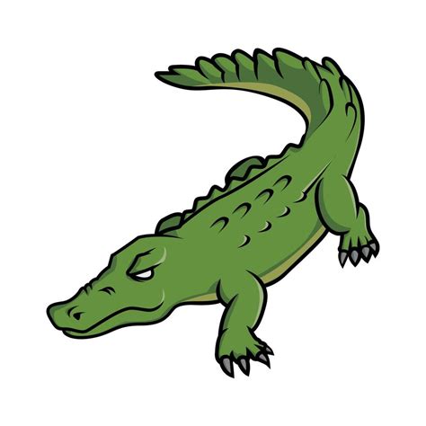 Crocodile Animal Vector Illustration 17786842 Vector Art At Vecteezy