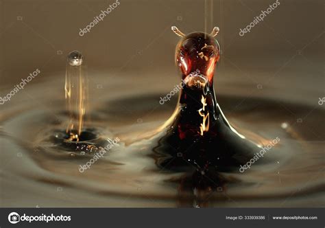 Water Drop Falling Air — Stock Photo © PantherMediaSeller #333939386