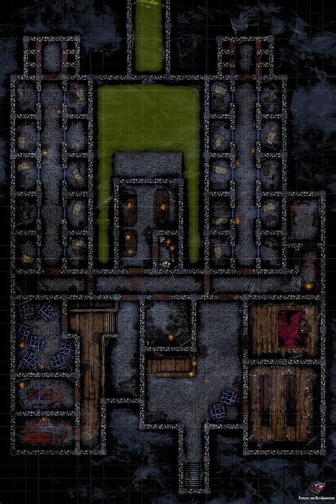 Old Prison 26x39 Public Dice Grimorium In 2024 Prison Dungeon