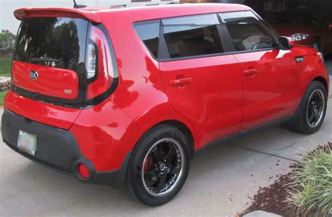 Inferno Red Kia Soul Mods Cool Alloys Kia News Blog