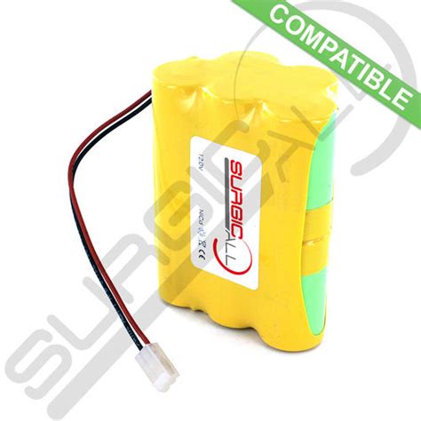 Batería 12V 2 4Ah para aspirador de mucos Atmoport N SURGICALL