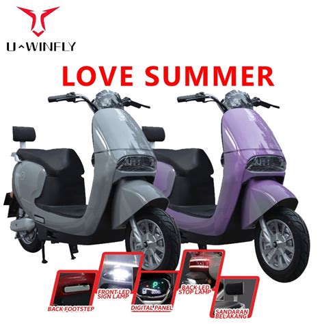 Jual U Winfly Love Summer Pro Ln Motor Listrik Uwinfly Shopee Indonesia