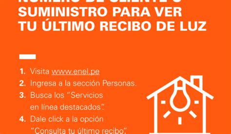 Enel y Luz del sur cómo saber cuánto debo de luz cómo pagar mi recibo