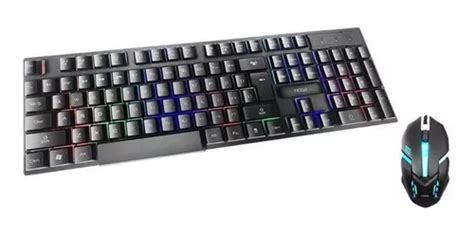 Combo Gamer Teclado Mouse Retroiluminado Nkb Castelar