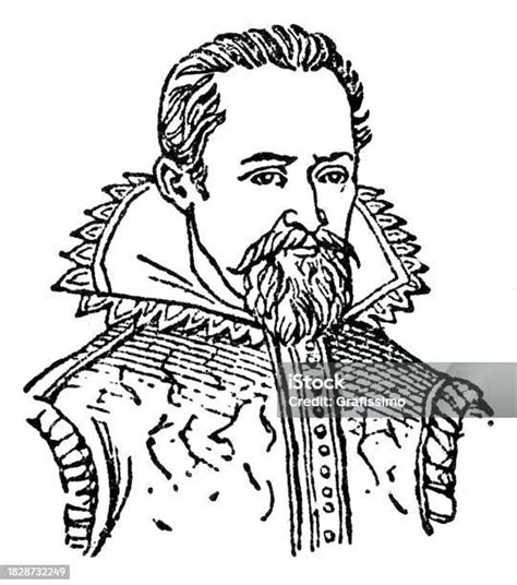 Johannes Kepler German Astronomer Portrait Stock Illustration Download Image Now 1899 Adult